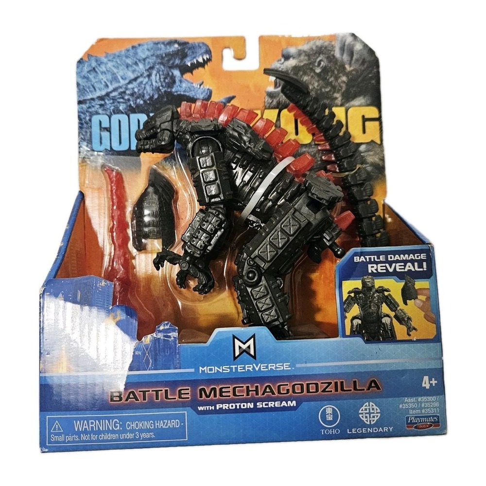 GODZILLA VS KONG MonsterVerse 6-Inch Battle Mechagodzilla (Playmates 2021) NEW